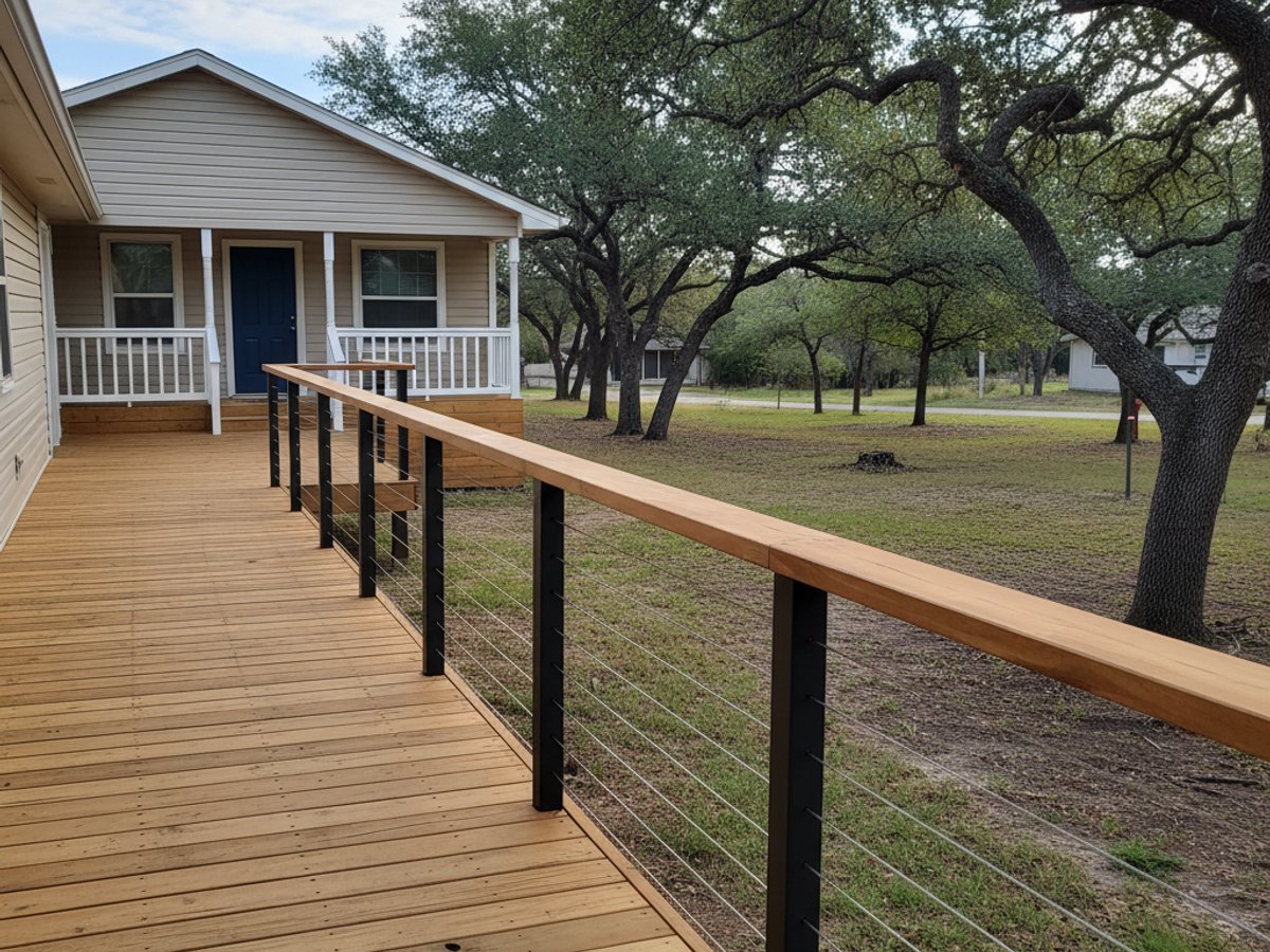 Deck Railing Installation & Repair completed by Allied Deck Solutions in Weslaco, TX