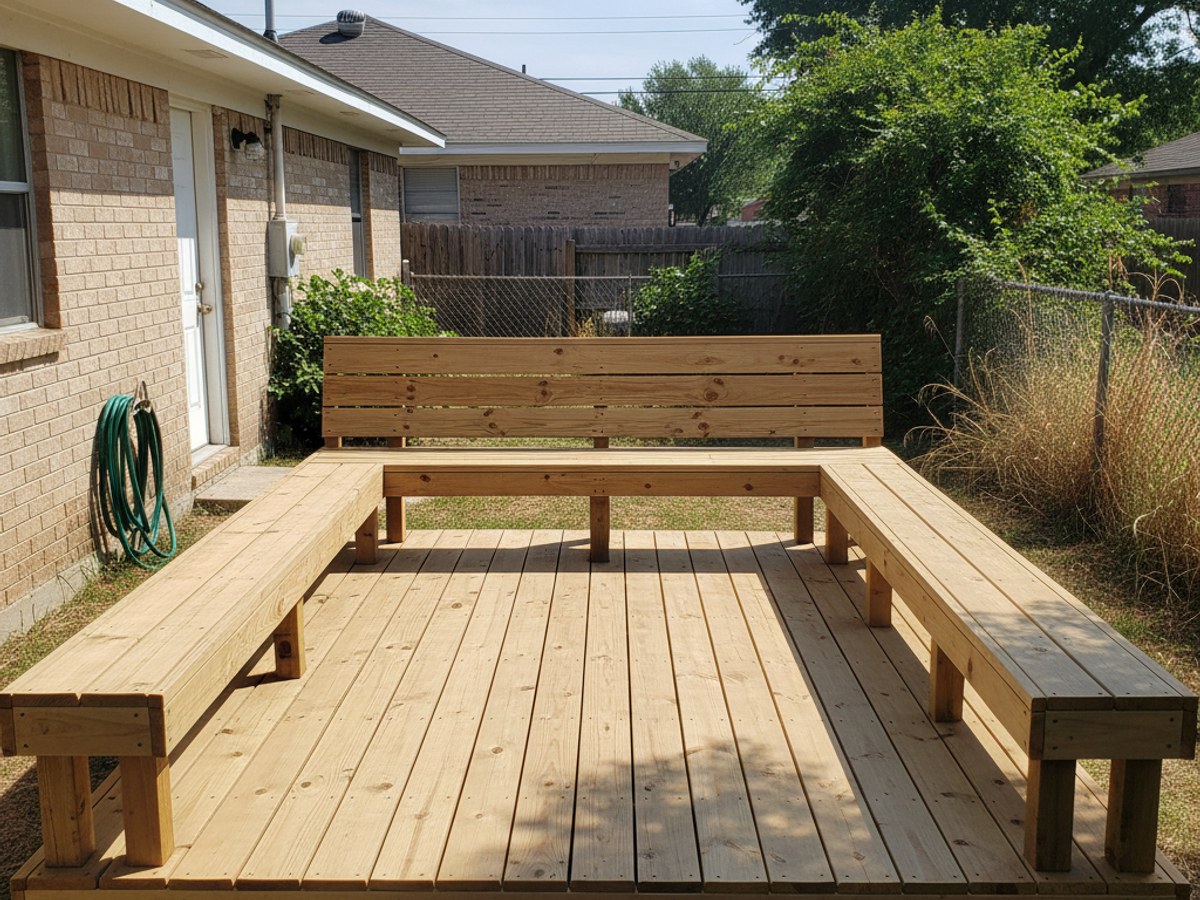 Multi-Level Deck Construction completed by Allied Deck Solutions in Mercedes, TX