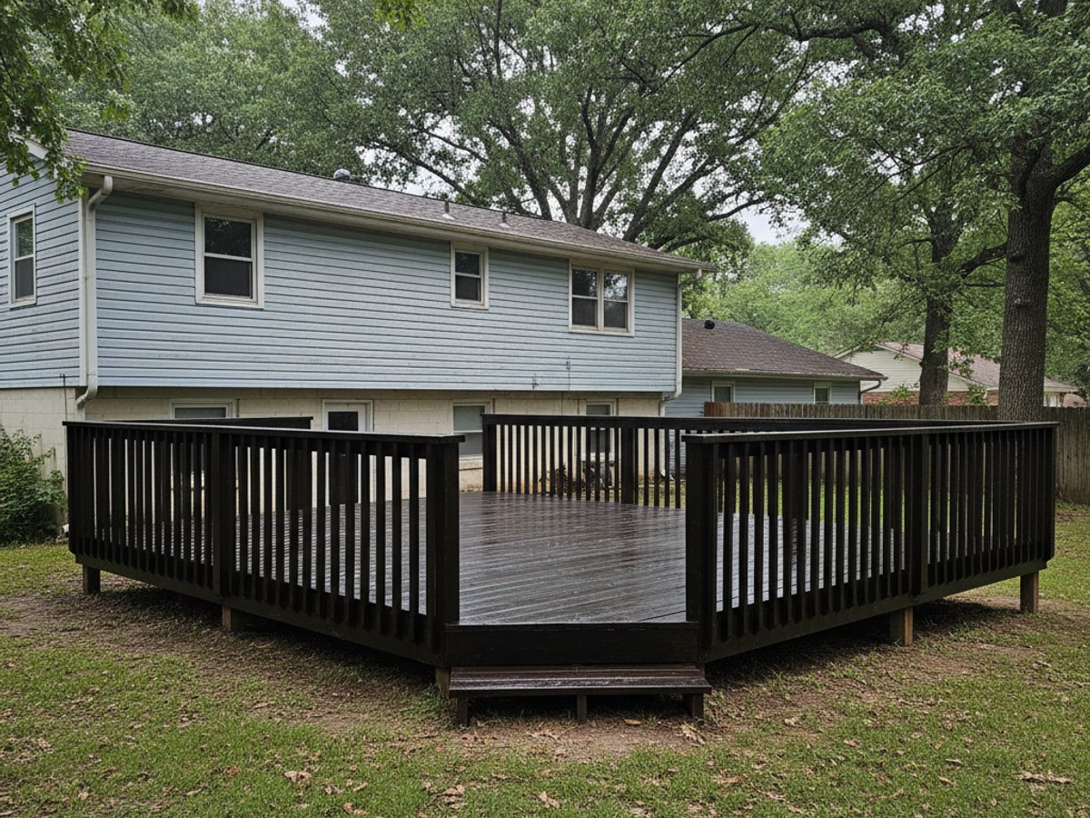 Composite Decking Installation completed by Allied Deck Solutions in Pharr, TX