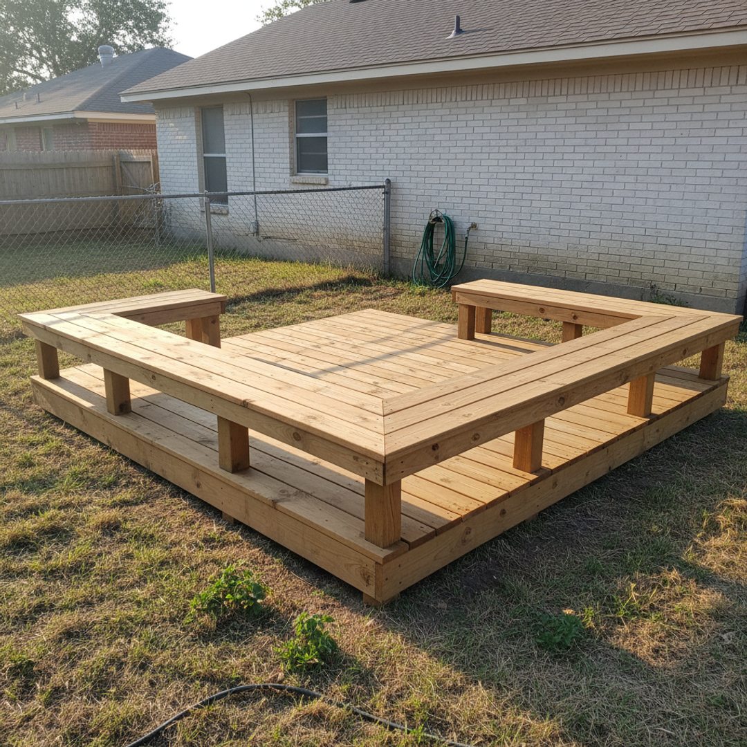 Deck Demolition & Removal completed by Allied Deck Solutions in Alamo, TX