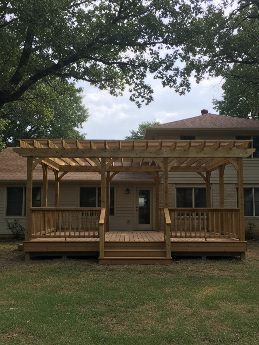 Deck Installation completed by Allied Deck Solutions in Mercedes, TX